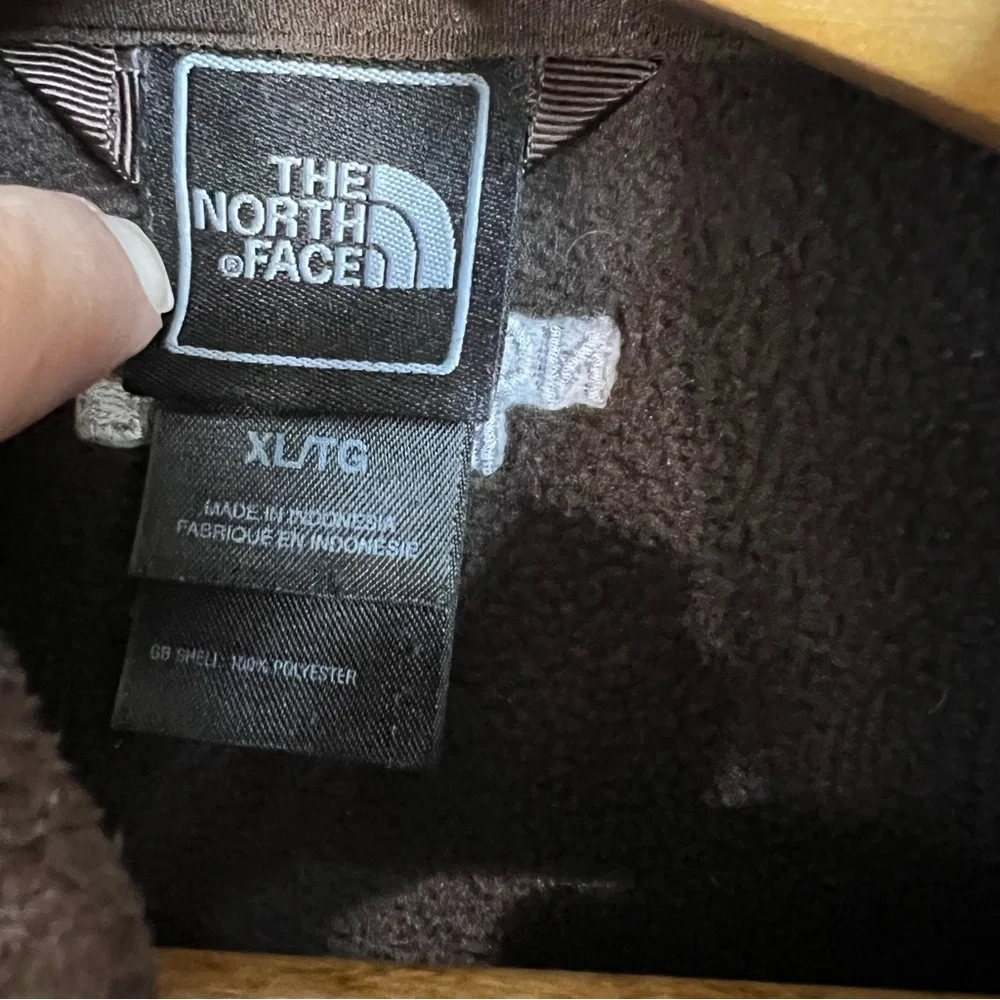 The North Face Full Zip Jacket Brown Size XL Girls Kids - Picture 3 of 8